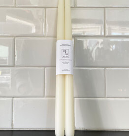 Mo&Co Beeswax 14" Candles - Ivory