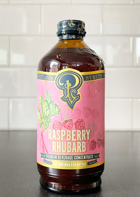 Portland Syrups Raspberry Rhubarb Syrup