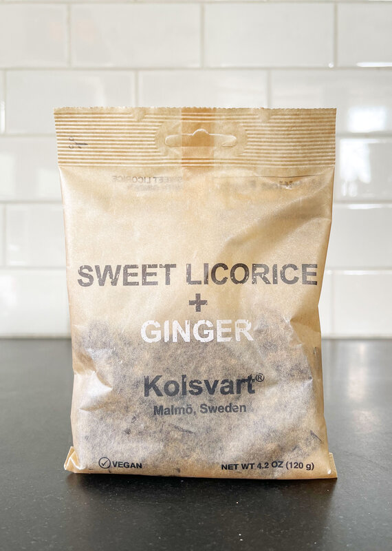 Kolsvart Sweet Licorice + Ginger