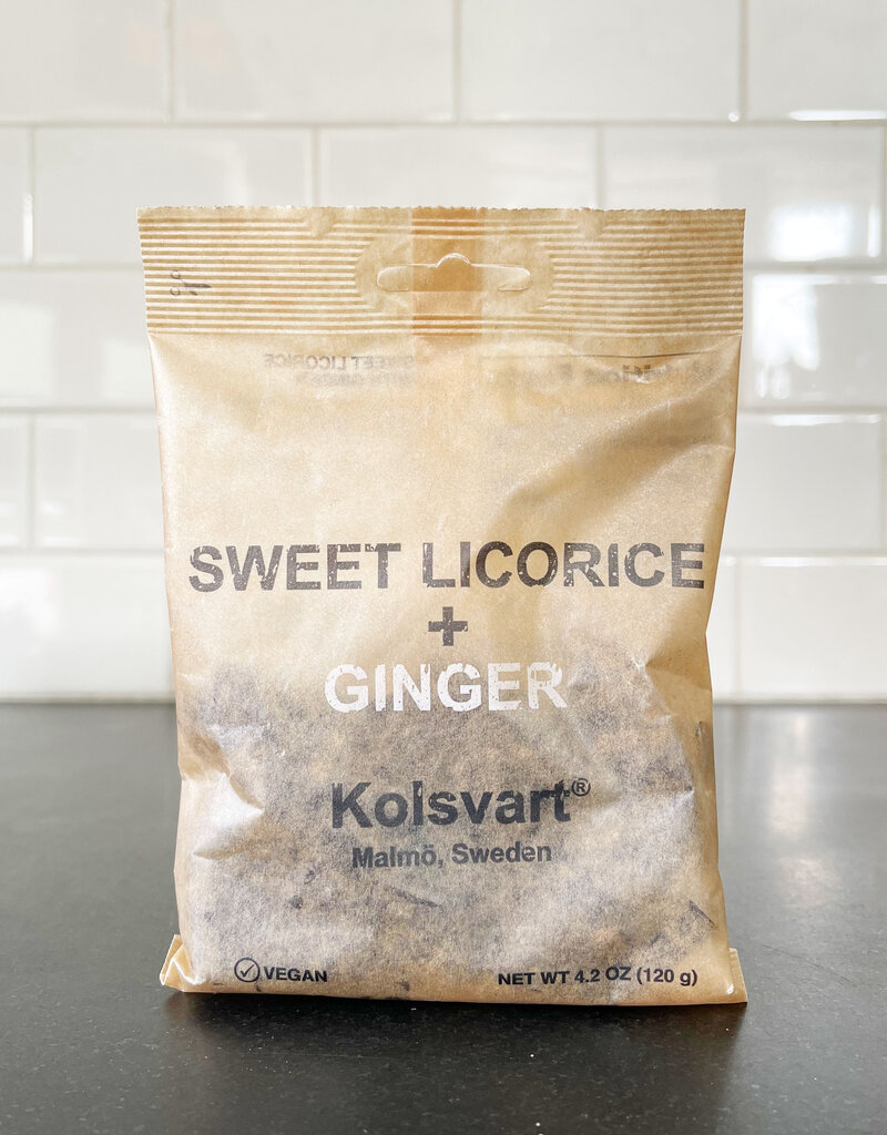 Kolsvart Sweet Licorice + Ginger