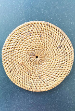 Poppy + Sage Poppy + Sage Rattan Coaster