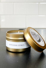 Brooklyn Candle Studio Japanese Citrus Gold Travel Candle