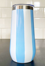 Insulated Tall Wine Tumbler - Blue Stripe