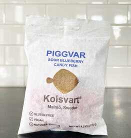 Kolsvart Sour Blueberry Candy Fish