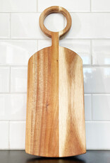 Acacia Wood Cheese Board with Round Handle