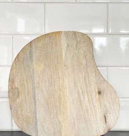 Mango Wood Kidney Shaped Cheese Board - Light