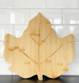 Leaf Shaped Bamboo Board