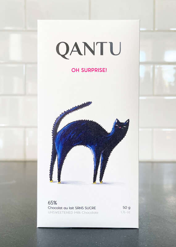 Qantu Cat Milk Chocolate Bar