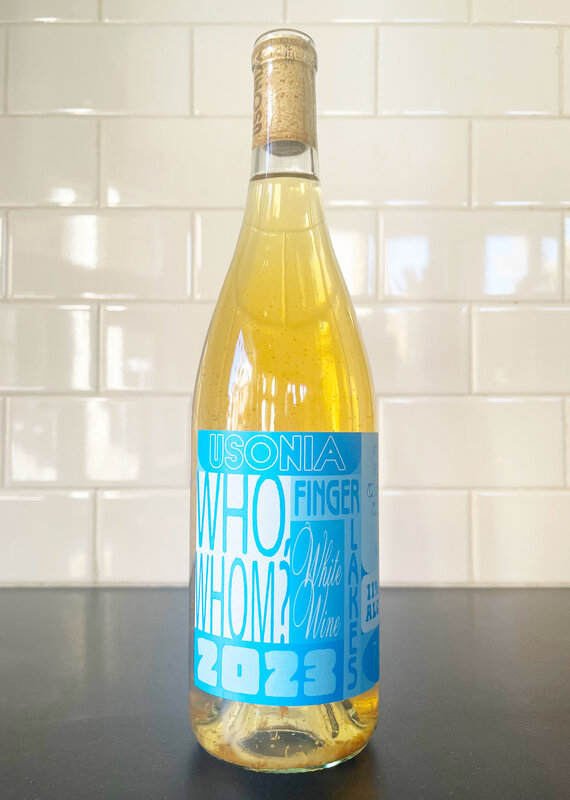 Usonia Wines "Who, Whom?" 2023 Skin Contact