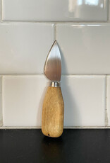 Blooming Stainless Steel & Acacia Cheese Knife