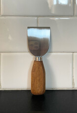 Blooming Stainless Steel & Acacia Cheese Knife