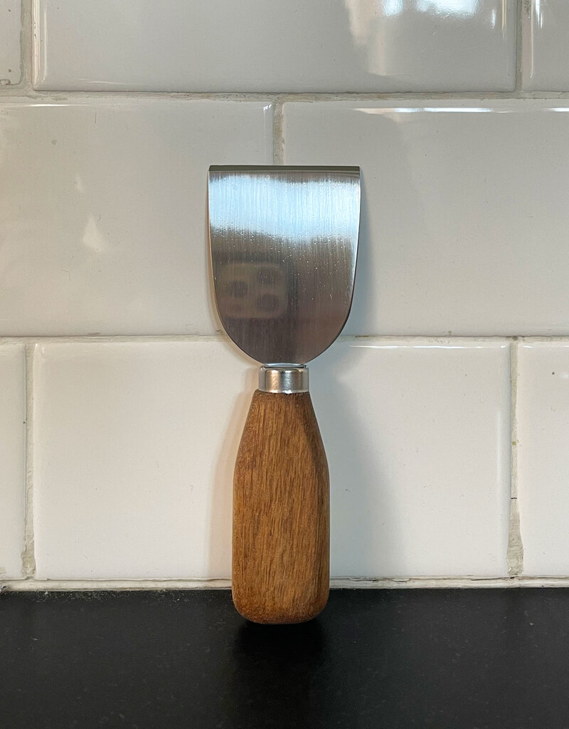 Blooming Stainless Steel & Acacia Cheese Knife