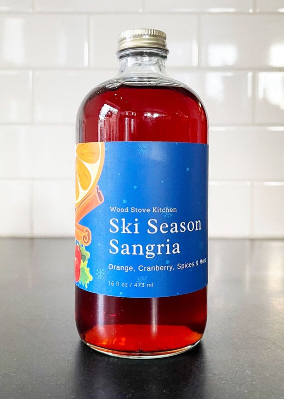 Wood Stove Kitchen Ski Season Sangria