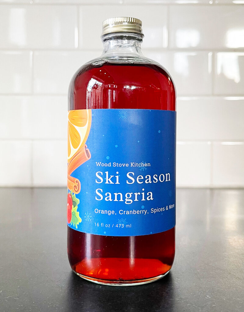 Wood Stove Kitchen Ski Season Sangria