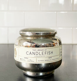 Candlefish Candlefish No. 1 Silver Bubble Glass Candle