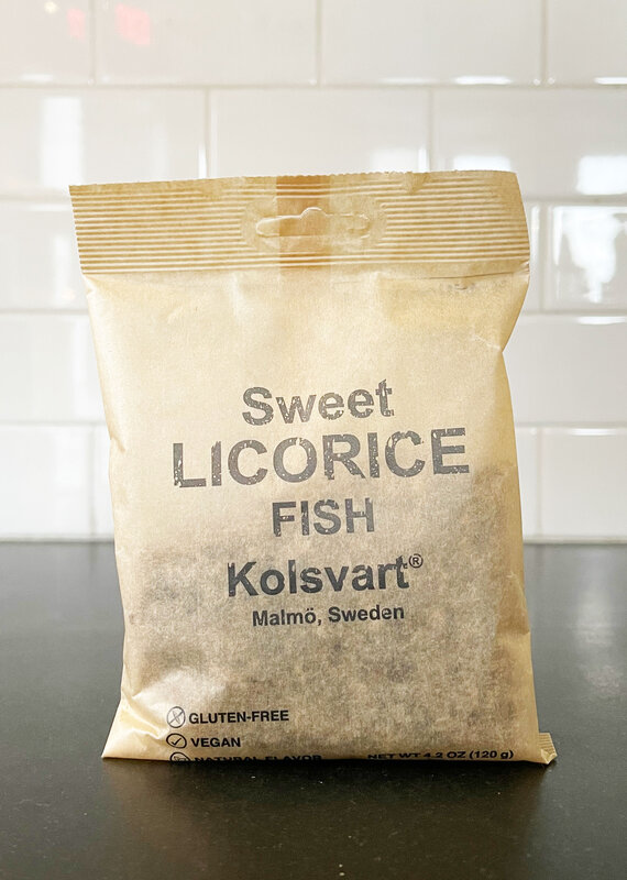 Kolsvart Sweet Licorice Swedish Fish