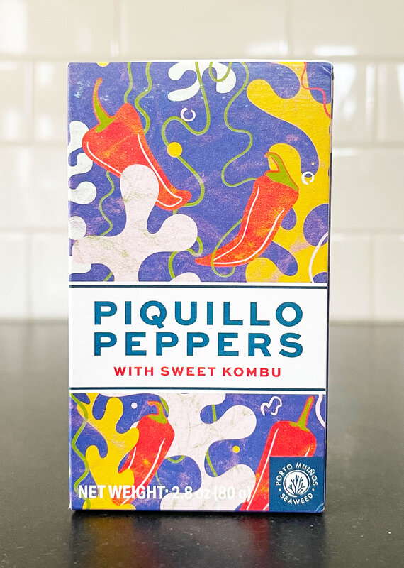 Medineterranean Porto-Muinos Piquillo Peppers with Sweet Kombu