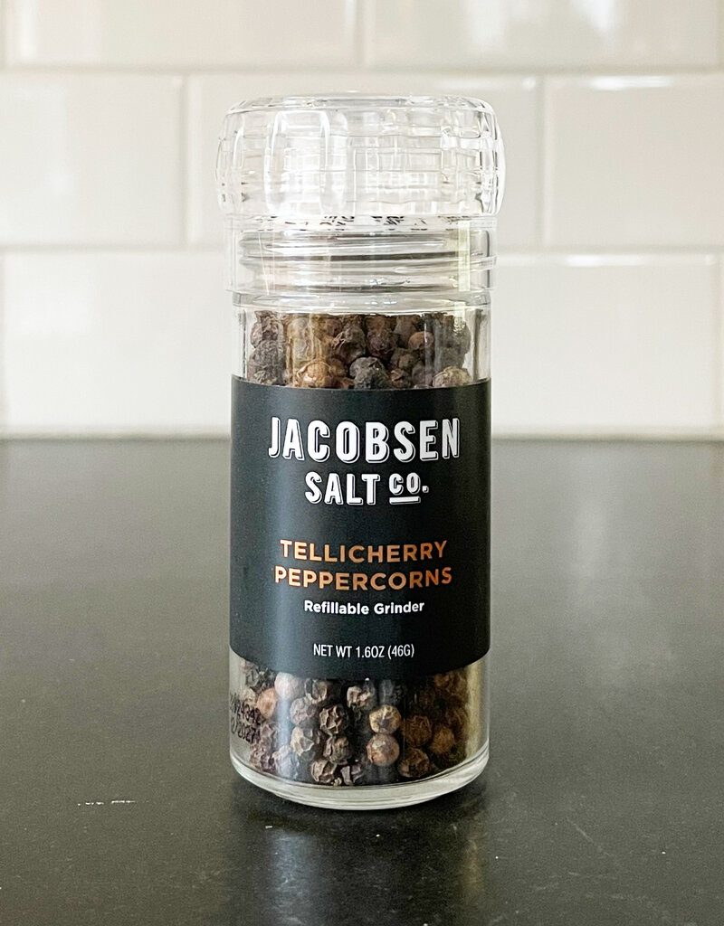 Jacobsen Salt Co. Tellicherry Peppercorn Grinder