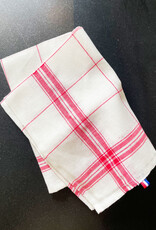 Coucke Red Checker Tea Towel
