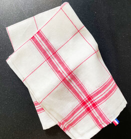 Coucke Red Checker Tea Towel