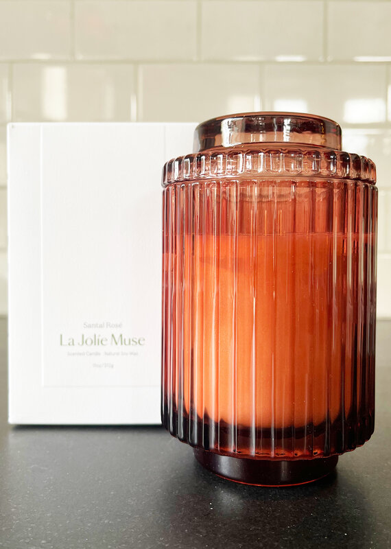 La Jolie Muse La Jolie Muse Amélie Santal Rosé Candle 11oz