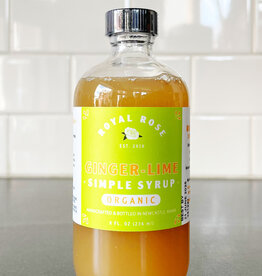 Royal Rose Ginger Lime Simple Syrup