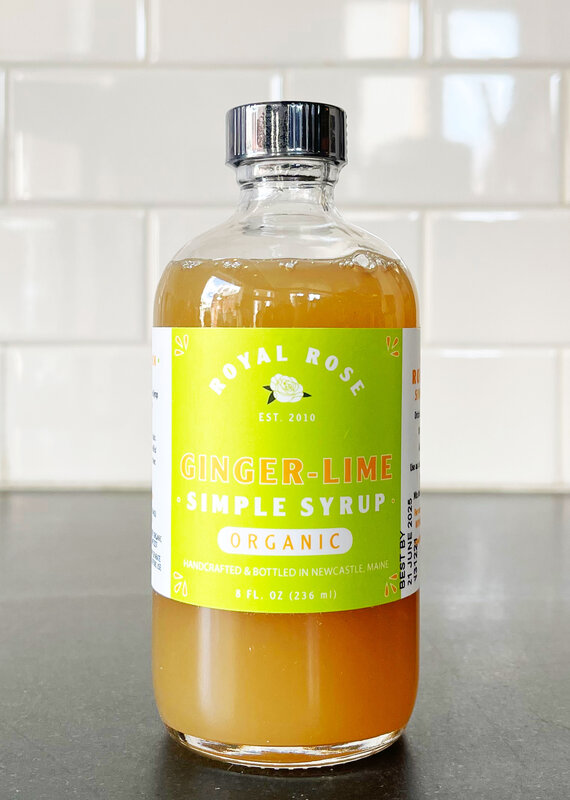 Royal Rose Ginger Lime Simple Syrup