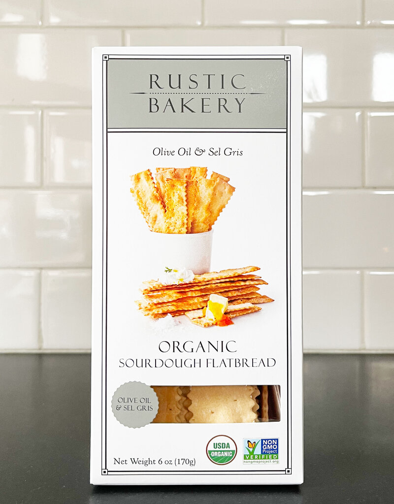 Rustic Bakery Flatbreads - Olive Oil + Sal Gris