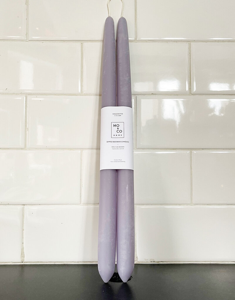 Mo&Co Beeswax 14" Candles Lavender