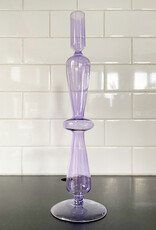 maegan Maegan Lilac Glass Candle Holder