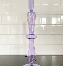 maegan Maegan Lilac Glass Candle Holder