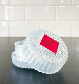 Mer|Sea Bauble Glass Candle Cabana Flower