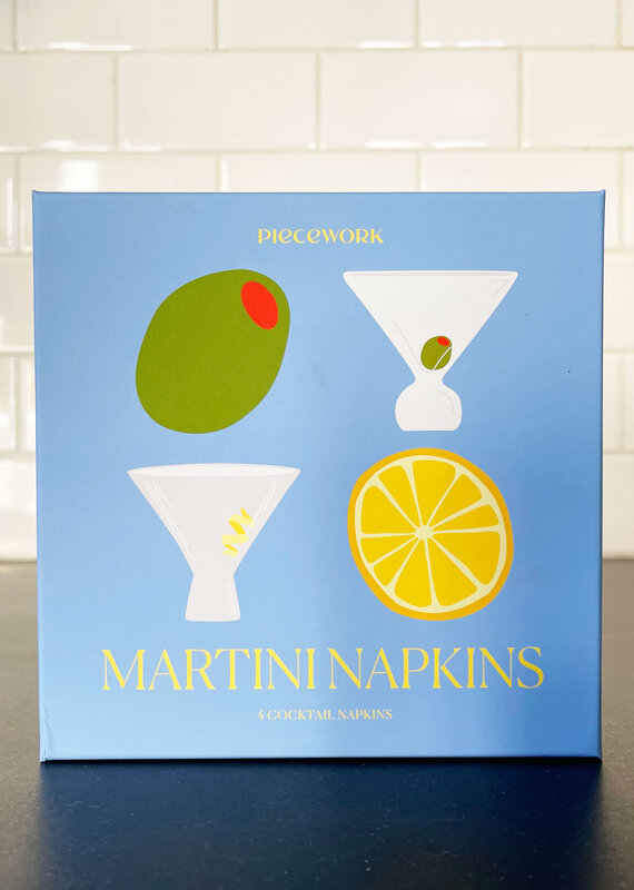 Piecework Puzzles Piecework Puzzles Martini Cocktail Napkins