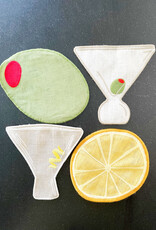 Piecework Puzzles Piecework Puzzles Martini Cocktail Napkins