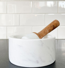 White Marble Mortar & Pestle