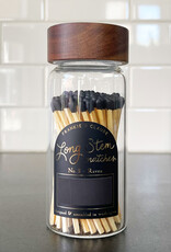 Frankie & Claude Jar with Birch Lid - Black