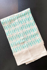 The High Fiber Turquoise Fish Tea Towel