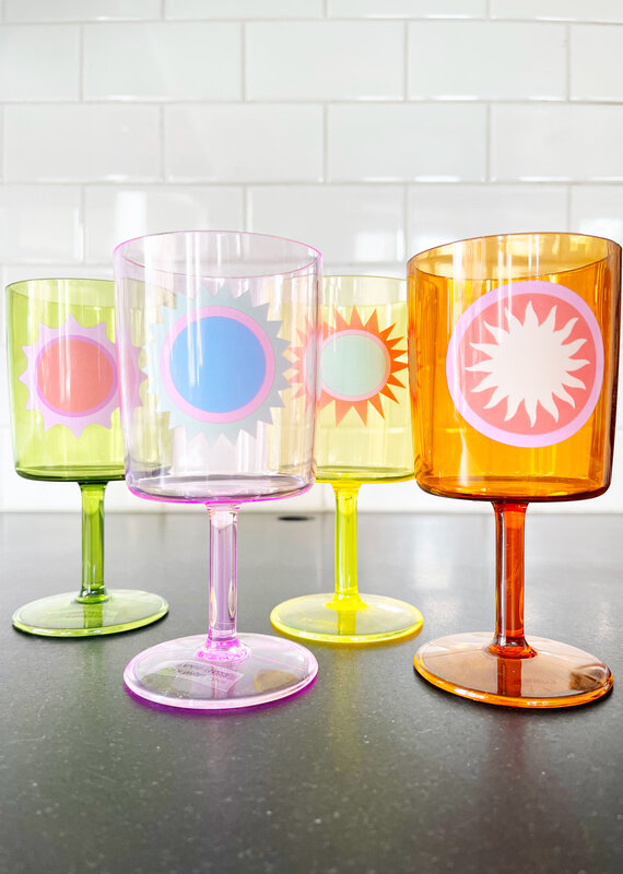 Sunnylife Sunnylife Rio Sun Poolside Wine Glass