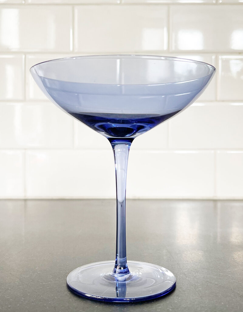 Blue Glass Coupe