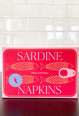 Piecework Puzzles Piecework Puzzles Sardine Cocktail Napkins