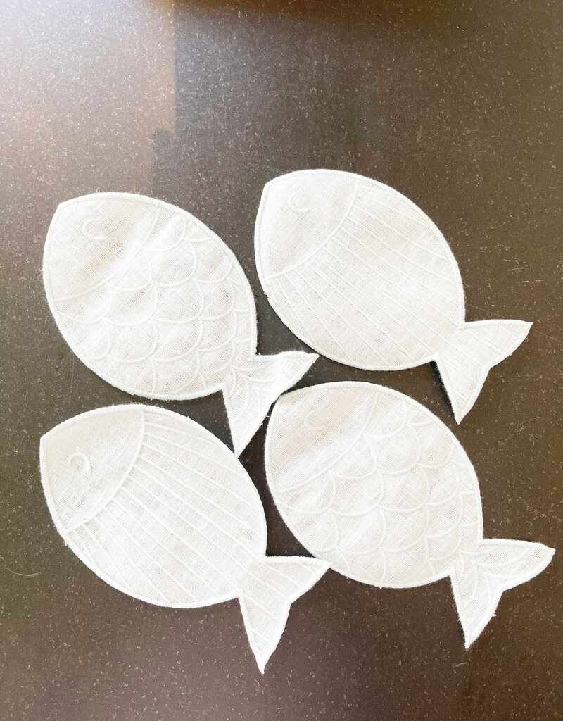 Piecework Puzzles Piecework Puzzles Sardine Cocktail Napkins