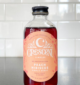 Crescent Simples Crescent Simples Peach Hibiscus Simple Syrup