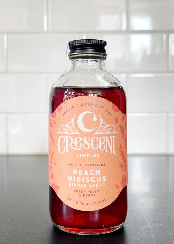 Crescent Simples Crescent Simples Peach Hibiscus Simple Syrup