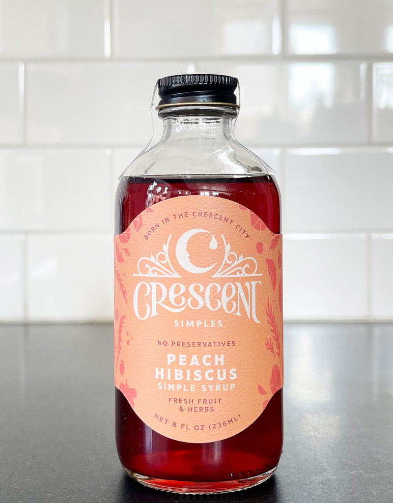 Crescent Simples Crescent Simples Peach Hibiscus Simple Syrup