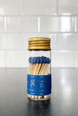Frankie & Claude Mini Glass Match Jar - Navy Blue