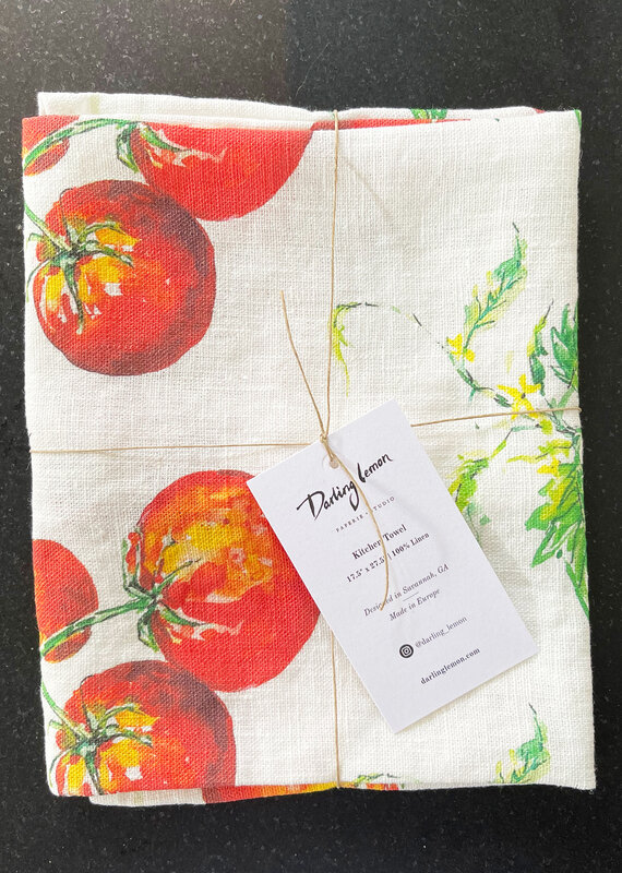 Darlng Lemon Darling Lemon Tomatoes Kitchen Towel