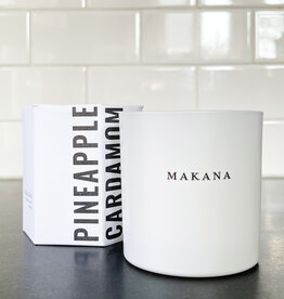 Makana Pineapple Cardamom Candle -  Paper Wrapped
