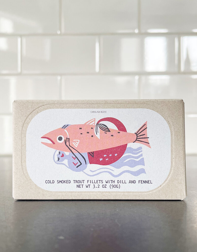 Jose Gourmet Cold-Smoked Trout Fillets in Dill & Fennel