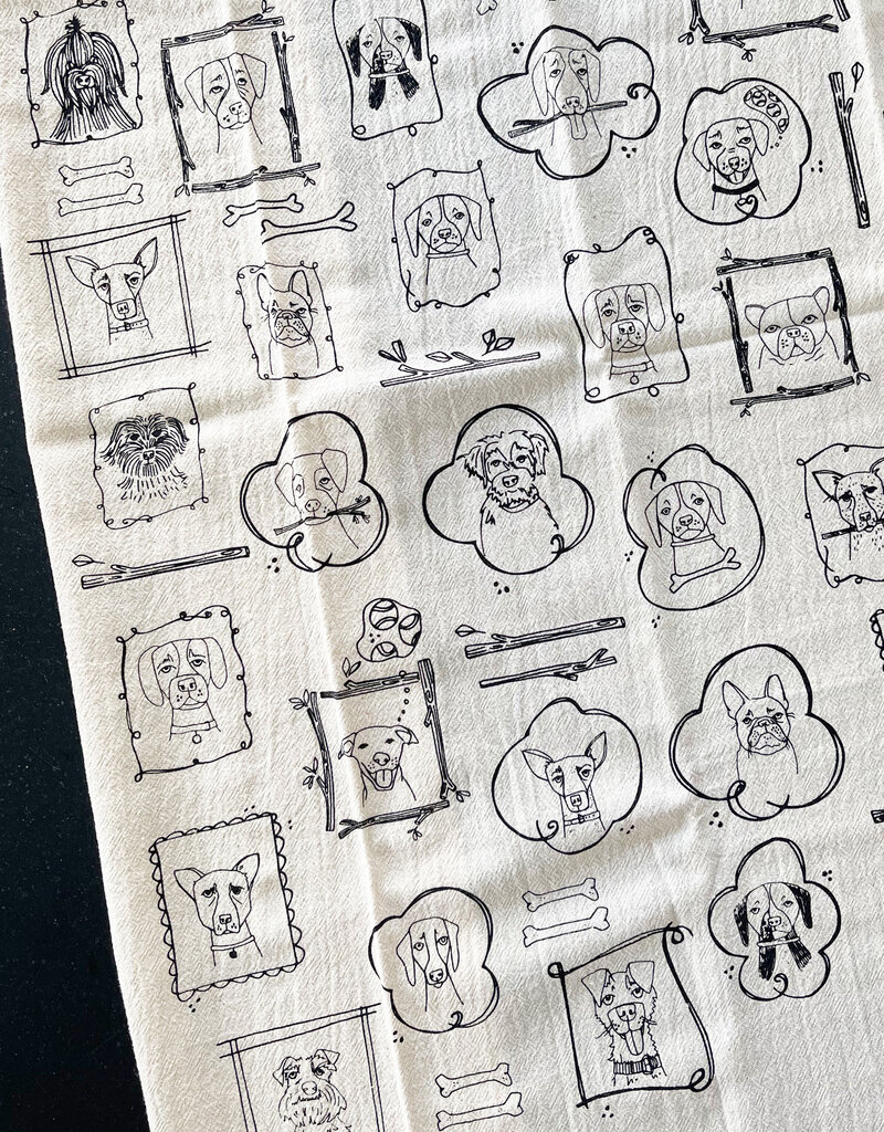 The High Fiber The High Fiber Dogs Tea Towel