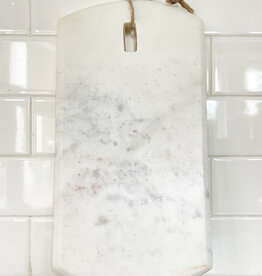 tag Marble Serving Board with Twine Loop